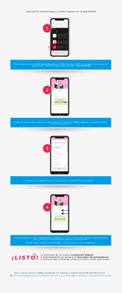 Cómo usar la app Mobile – SB Salud